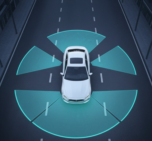 Advanced Driver Assistance Systems (ADAS) sensor coverage around a vehicle